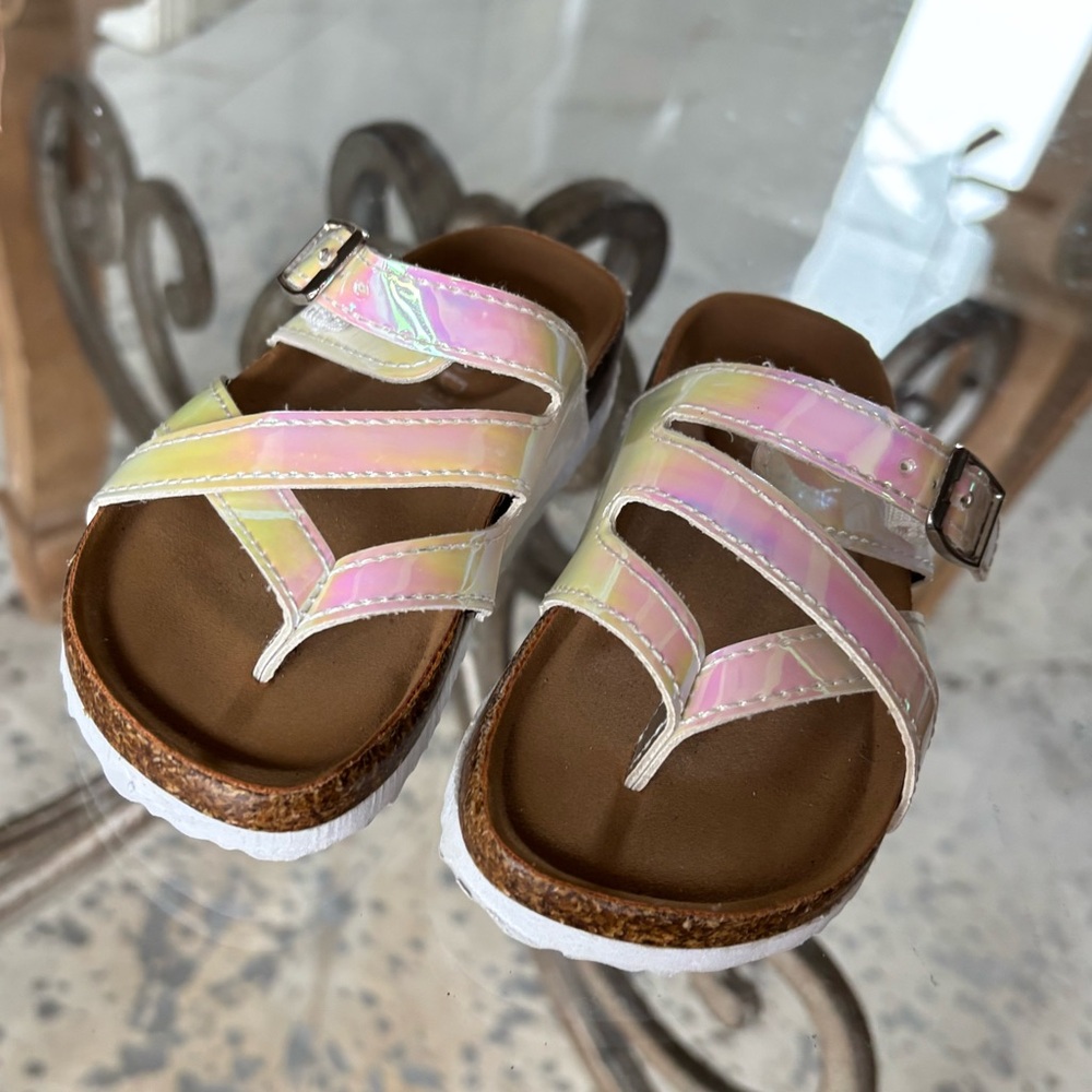 Madden Girl Iridescent Kids Sandals